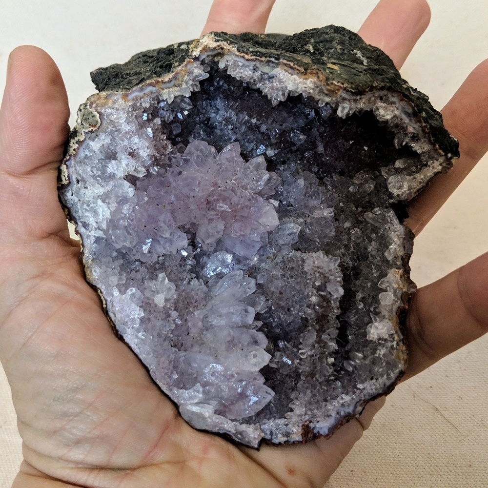 Amethyst cave w/ spirit quartz septor